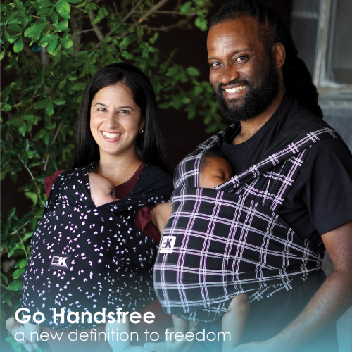 Porte-bébé préemballé prêt à porter Baby K'tan, noir, petit