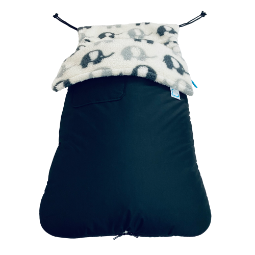 Buggysnuggle Stroller Footmuff Waterproof Explorer: Elephant Stomp