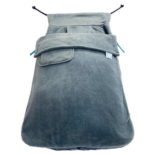 Buggysnuggle Stroller Footmuff Snuggle Fleece: Just Charcoal