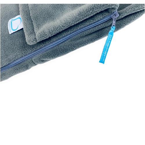 Buggysnuggle Stroller Footmuff Snuggle Fleece: Just Charcoal