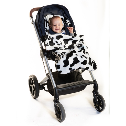 Buggysnuggle Stroller Footmuff Snuggle Fur: Moo
