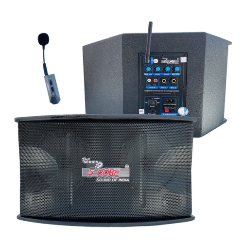 Voice Amplifier 200W Active Portable PA Speaker System w Wireless Lavalier Microphone • Personal