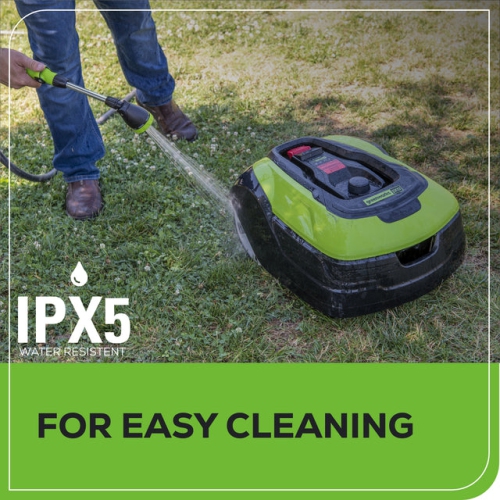 Tondeuse robotique basse Greenworks Optimow MD 1/2 Acre 50, vert