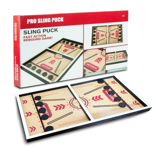 Tradeopia Fast Sling Puck Pro Deluxe: High-Speed Tabletop Game