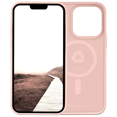 Dbramante1928 Monaco Fitted Hard Shell Case with MagSafe for iPhone 15 - Pink Sand