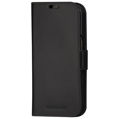 Dbramante1928 Lynge 2-in-1 Wallet Case for iPhone 15 Pro Max - Black