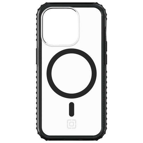 Incipio Grip Fitted Hard Shell Case with MagSafe for iPhone 15 Pro Max - Black/Clear