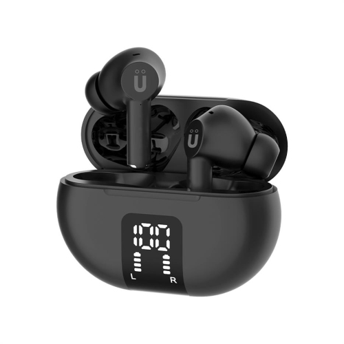 Uolo Pulse Elite 2 True Wireless ANC/ENC [Active Noise & Environmental Noise Cancelling] Bluetooth 5.3, Touch Control, Built in Mic for Phone Call -