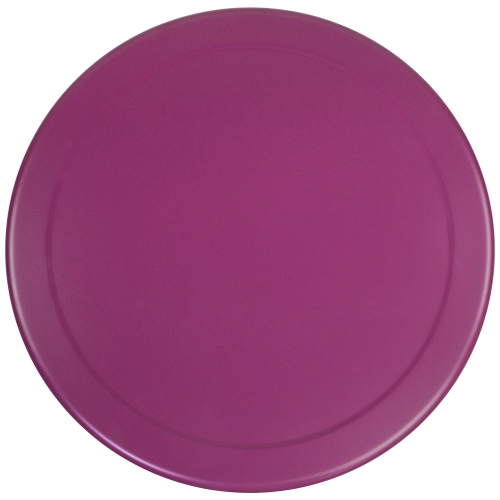 Table d'appoint en acier tulipe rétro d'extérieur de 22 po, violet