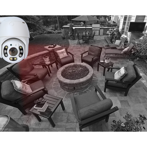 Caméra IP extérieure GWD08S de Yoosee, 4 DEL infrarouges