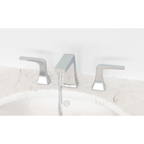 Ancona Linea Widespread Chrome Bathroom Faucet