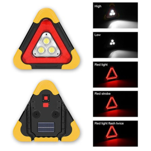 Hurry Bolt HB-7709 Multifunctional LED Cob Working lamp, Solar Powered Warning Lights