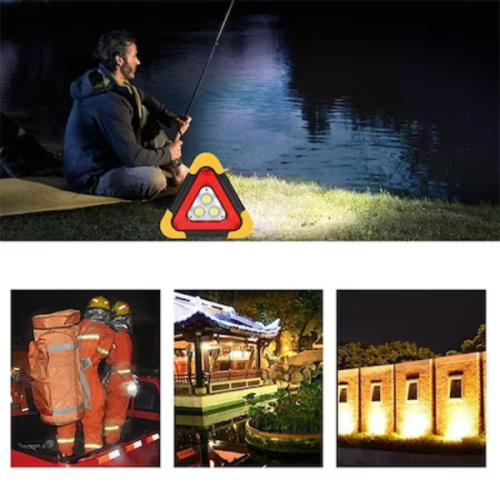 Hurry Bolt HB-7709 Multifunctional LED Cob Working lamp, Solar Powered Warning Lights
