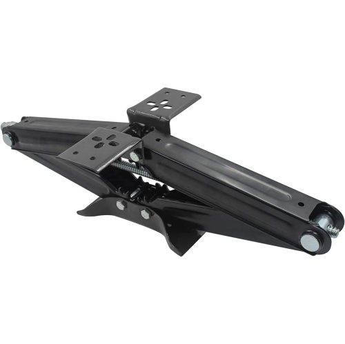 2 Pack of 2 1/4 Ton RV Stabilizer Scissor Jacks, Low Profile Grade 8 Screw Drive, Universal Bolt Plate. With Mounting Screws and Sockets - 64280