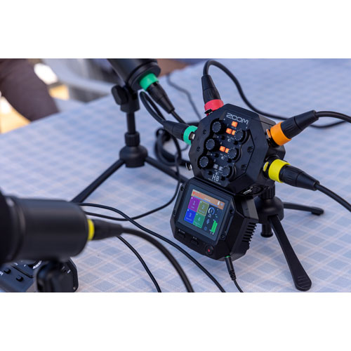 Zoom XLR Microphone Cable with Color Coded Rings - 4-Pair