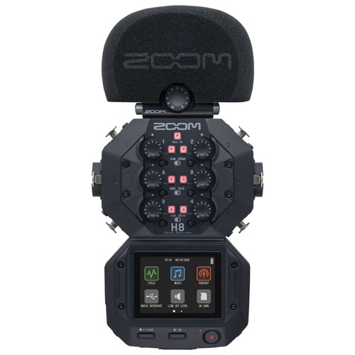 Zoom WSH-6 Foam Windscreen for XYH-6 XY Microphone - Black