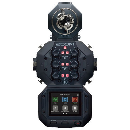 Zoom VRH-8 Ambisonics VR Micophone Capsule for the Zoom H8 - Black