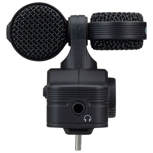 Microphone stéréo USB-C AM7 de Zoom pour téléphones Android - Noir