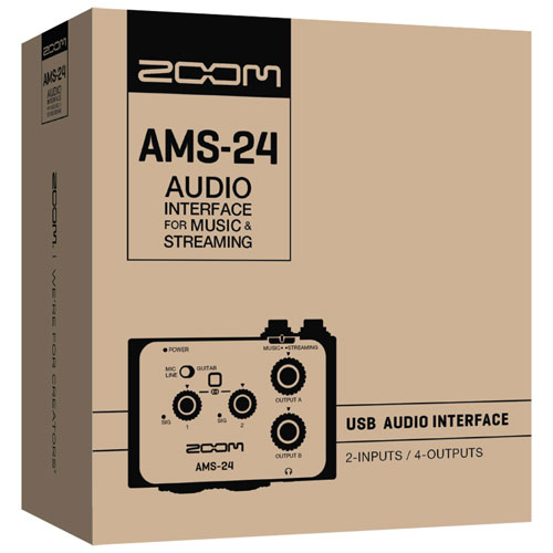 Interface audio 2 x 4 ZAMS24 de Zoom