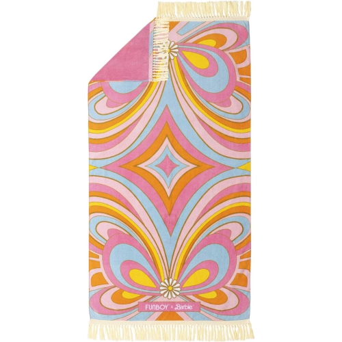 FUNBOY & Barbie Official Beach Towel - Fringe, multicolour