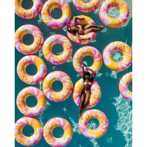 FUNBOY & Barbie Official Pool Float - Floral