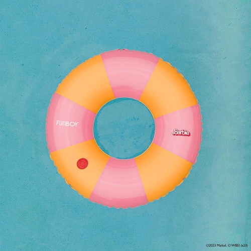 FUNBOY & Barbie Official Pool Float - Pink/Yellow