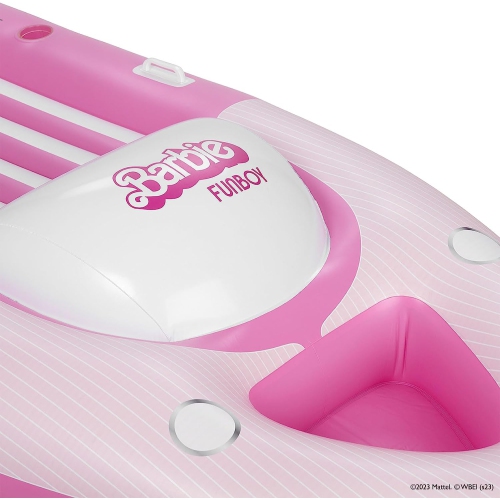 Barbie The Movie & FUNBOY Speed Boat Inflatable Pool Float Medium