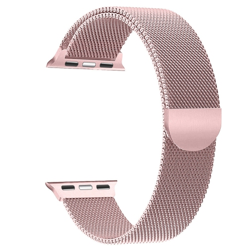 Bracelet à rabat magnétique en acier inoxydable pour Apple Watch 38&nbsp;mm Bracelet Milness pour iWatch se Ultra Series 8 7 6 5 4 3 2 1&nbsp;mm - Ro