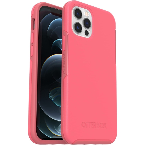 OtterBox Symmetry Series+ Case with MagSafe iPhone 12 Pro Max, Tea Petal Pink