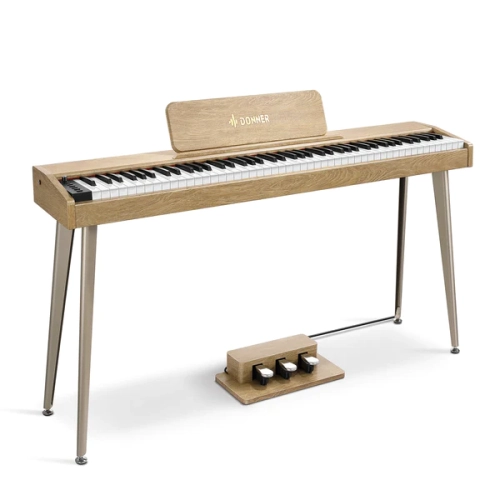 modèle 3D de Piano numérique Yamaha P45 monté sur pied