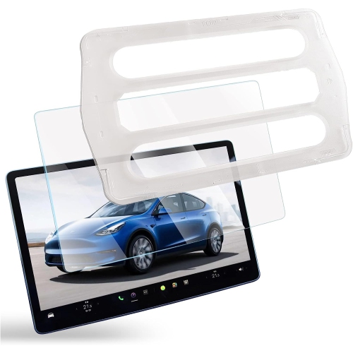 Protecteur d'écran pour Tesla Model 3 / y, verre trempé avec outil  d'alignement facile pour Tesla Model 3 / y Dashboard Touch Screen - mat