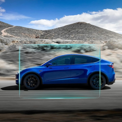 Screen Protector for Tesla Model 3 / Y, Tempered Glass with Easy Alignment Tool for Tesla Model 3 / Y Dashboard Touch Screen - Matte