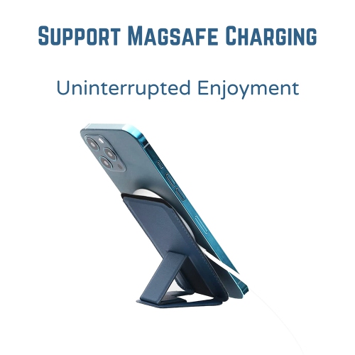 Étui-portefeuille MagSafe avec support pour carte de téléphone étui en cuir magnétique pour iPhone 14 13 12 Pro Max dos avec béquille