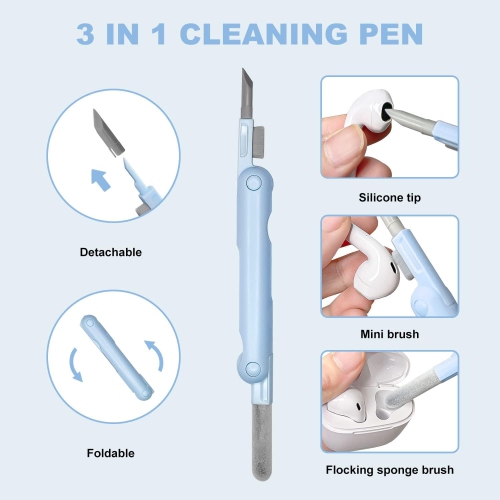 7 in 1 Electronic Cleaner Kit, Keyboard Cleaner Kit, Cleaning Pen for Airpods Pro, Multifunctional Cleaning Kits Fit for Keyboards, Cell Phones,