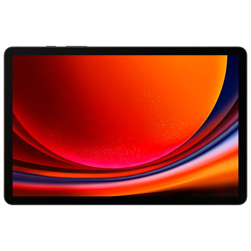 Tablette 11 po 256 Go Android Galaxy Tab S9 de Samsung à processeur Snapdragon 2e génération - Graphite - Partenaire de détail exclusif