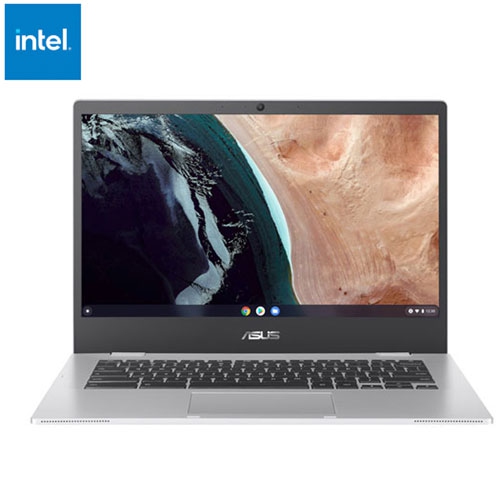 ASUS  "refurbished (Excellent) - Cx1 14"" Chromebook - Transparent (Intel Celeron N4500/64GB Emmc/8GB Ram/chrome Os)" In Silver