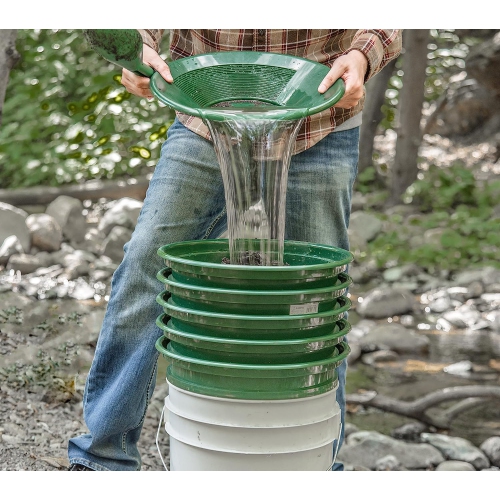 SE GP2-5 T 5Pc Wire Sifting Pan Set Fits on A 5 Gallon Bucket Bottom Diameter: 11-Inch