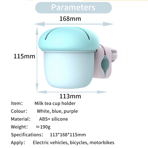 Universal Cup Holder,Mega Strength Adjustable Clamp for Cup Holder for Baby Stroller,Bike,Motorcycle,Wheelchair,Walker,360 Degrees Rotation Drink