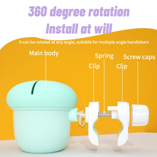 Universal Cup Holder,Mega Strength Adjustable Clamp for Cup Holder for Baby Stroller,Bike,Motorcycle,Wheelchair,Walker,360 Degrees Rotation Drink