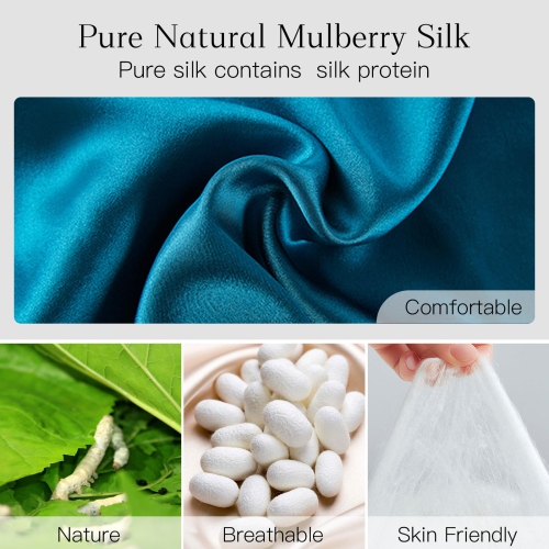 Silk Eye Mask for Women for Men,Sleep Eye Masks,Eye Mask for Sleeping Silk,Blackout Eye Covers Adjustable,Skin Friendly Large Size, Soft