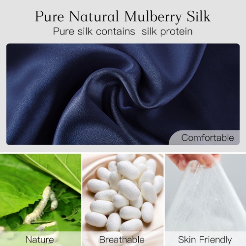 Silk Eye Mask for Women for Men,Sleep Eye Masks,Eye Mask for Sleeping Silk,Blackout Eye Covers Adjustable,Skin Friendly Large Size, Soft