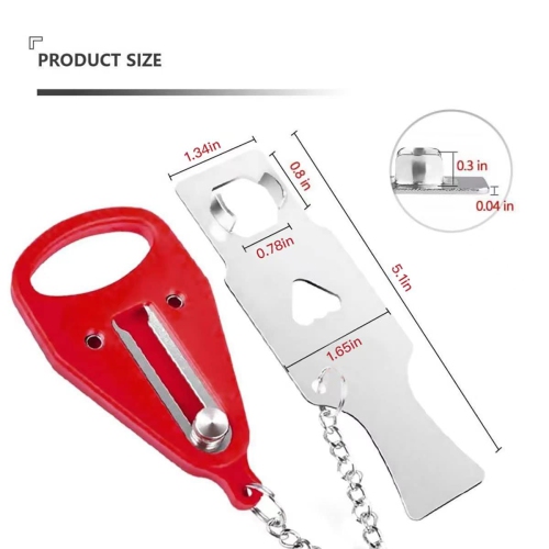 Portable Door Lock for Home and Travel Safety, Travel Lock, Airbnb Lock, Childproof Security Lock, Suitable for Home, Hotel, School, Apartment etc.