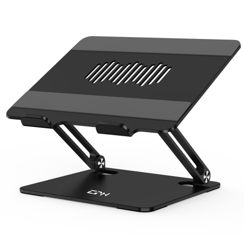 Laptop Stand for Desk, Ergonomic Aluminum Alloy Laptop Holder Adjustable Height Computer Stand Notebook Riser Compatible with MacBook Pro Air, Dell,