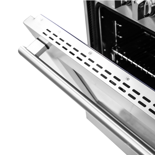 Forno Capriasca Titanium Professional 30-inch Freestanding Dual Fuel Electric 240V Oven Range