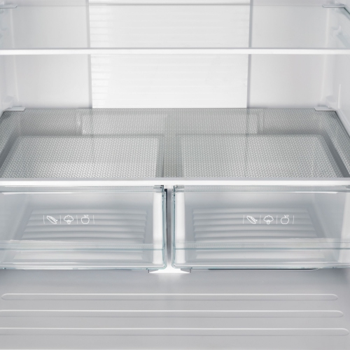 Forno Rizzuto 31-inch French Door Refrigerator/Freezer - VCM Stainless Steel, 17.5 Cu.Ft. with No Frost Technology and Ice Maker