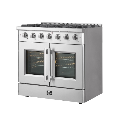Forno Galiano 36-inch Freestanding French Door Gas Range