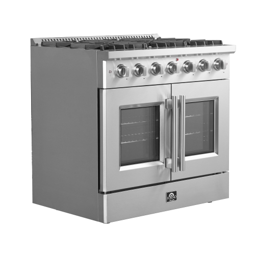 Forno Galiano 36-inch Freestanding French Door Gas Range