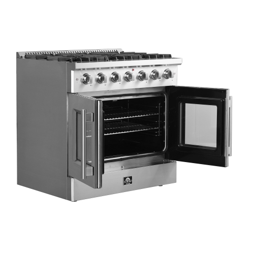 Forno Galiano 36-inch Freestanding French Door Gas Range