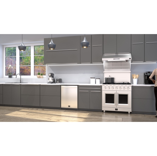 Forno Galiano 36-inch Freestanding French Door Gas Range