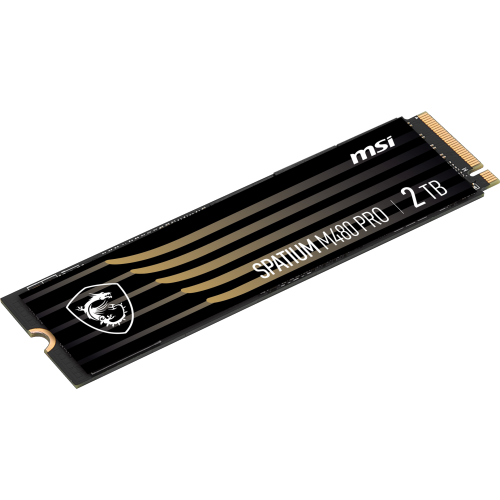 メモリー MSI SPATIUM M480 PRO 1TB SSD MSI SPATIUM M480 PRO PCIe 4.0 NVMe M.2 2TB Internal Gaming